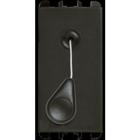 Pulsante 1p no 10a a tirante con 1,5m cordone e pomello antracite urmet 10118