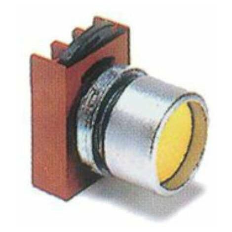 Pulsante Ø22mm con anello metallo montaggio frontale CGE184007