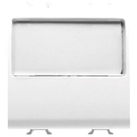 Pulsante 2M 1P Na 10A Targa Portanome Illuminabile B. ( GEWISS cod. GW10191 )
