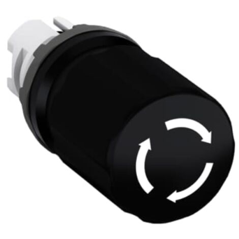 Pulsante a fungo 30mm mpet3-10b nero kz 444 7