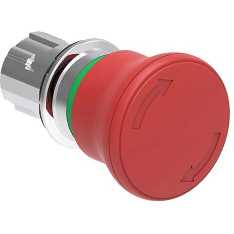 Pulsante a Fungo Lovato Platinum 40mm a Rotazione Rosso LPSB6644