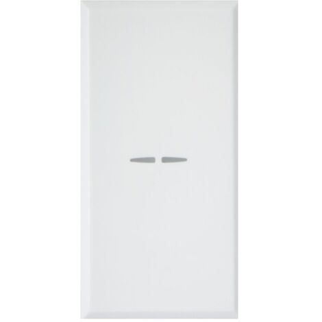 Pulsante assiale unipolare 1 modulo Bianco Whitek S44 Ave 446005AS