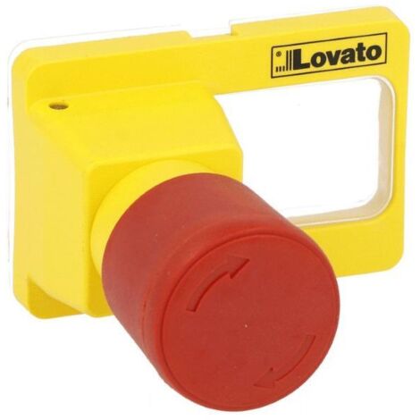 Pulsante di arresto Lovato emergenza IP65 per contenitore SM1X1740P