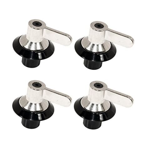 Pulsante di comando nero/inox - Forni, Fornelli Elettrici e a Gas - SMEG - 2950035055992652060