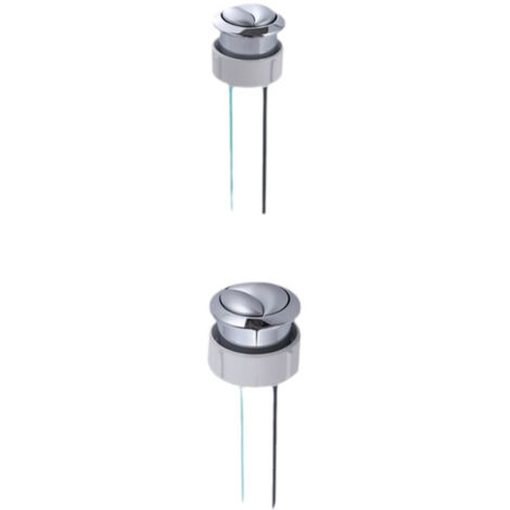 Pulsante di scarico a doppia pressione – Compatibile con modelli 170.280.00.1 e 170.282.00.1 – Asta alta 48 mm – Risparmio idrico – Universale per WC moderni