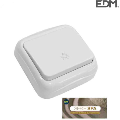 Pulsante di superficie serie Spa (sacchetto blister)