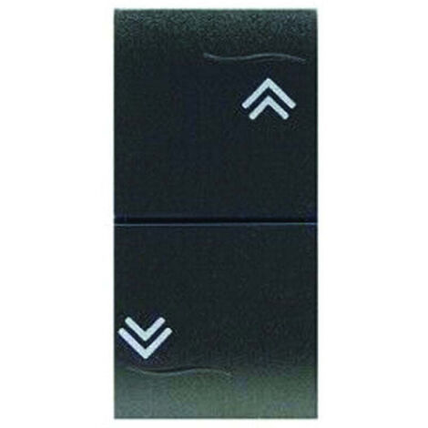 Pulsante doppio saliscendi onda - 1p(no)+1p(no) - 10a 250v - MARLANVIL - 6pz
