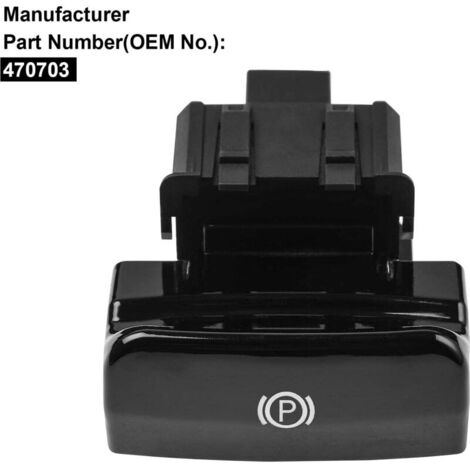 Pulsante freno a mano 3008 5008 C4 Grand Picasso DS4 470702 470703 Comando freno a mano nero lucido