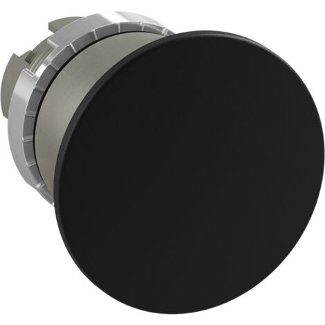 Pulsante Fungo 40 mm, Nero
