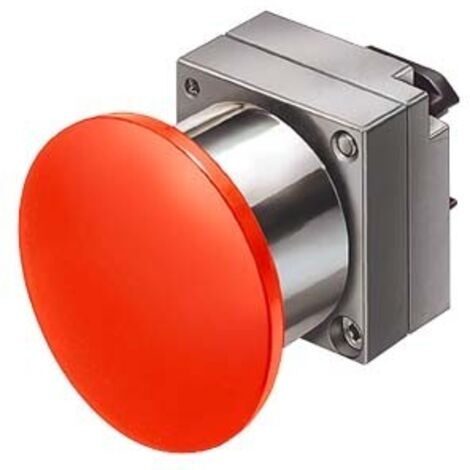 Pulsante Fungo Metallo Verde ( SIEMENS cod. 3SB35001GA41 )