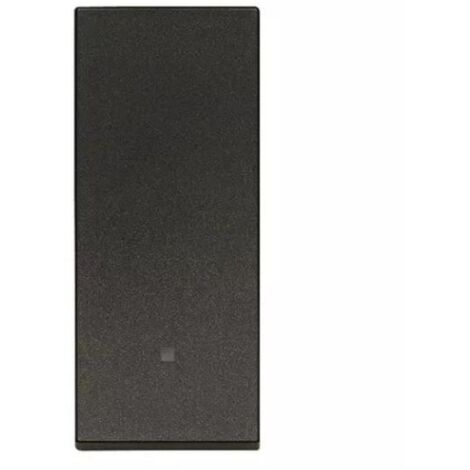 Pulsante illuminato nero serie Linea vimar 30008.G