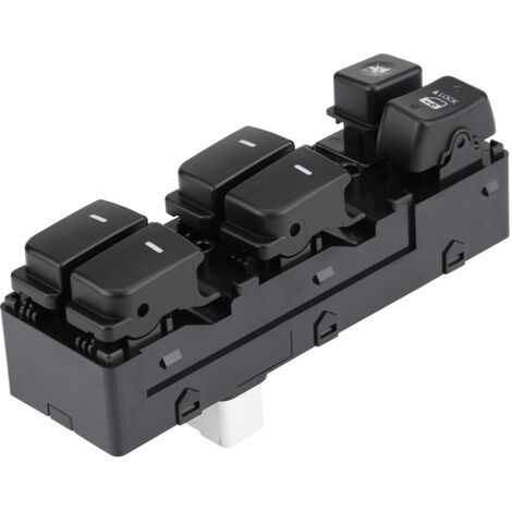 Pulsante interruttore finestrino, ABS+metallo 93570-1X000 Master a risposta rapida per auto