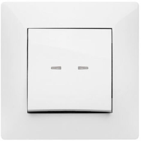 PULSANTE LUMINOSO 10A 250V BIANCO 9111