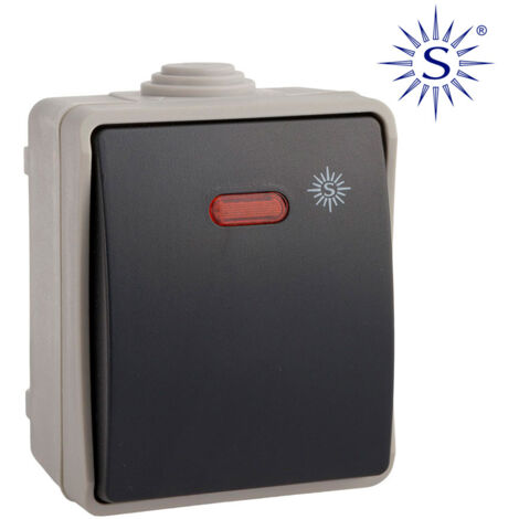 Pulsante luminoso a tenuta stagna IP54 (retrattile) Solera 3320IL