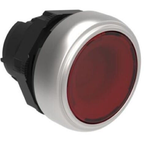 Pulsante luminoso Rasato rosso lovato Platinum ad impulso LPCBL104
