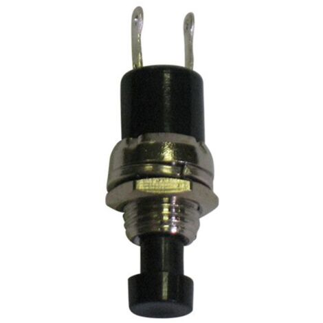 Pulsante Melchioni miniatura unipolare nero OFF-(ON) 1A-125V 433329782