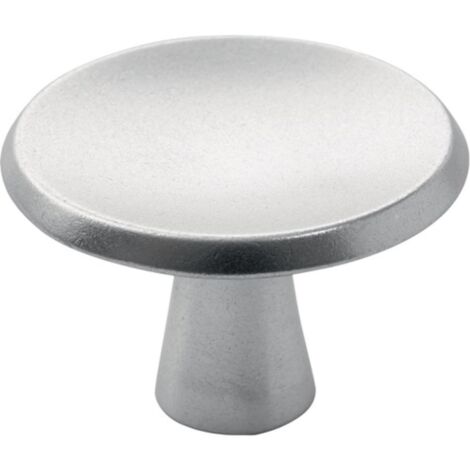 Pulsante per mobili 3751 Alluminio fuso argento anodizzato