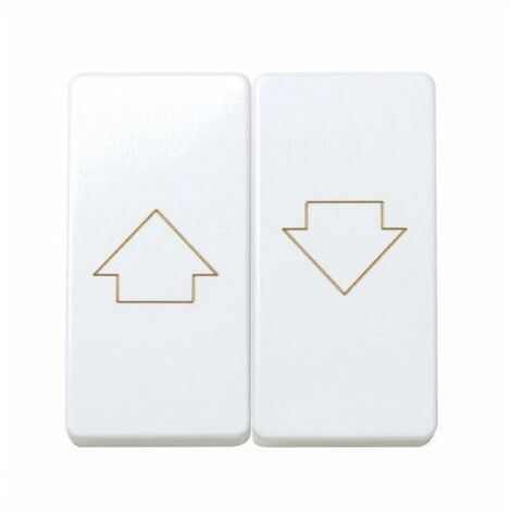 Pulsante per pulsante cieco Simon 27 BIANCO 27028-35