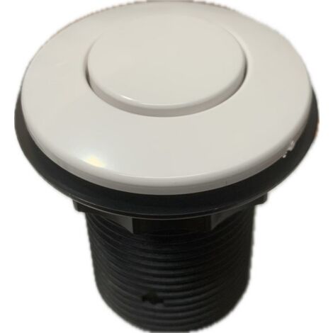 Pulsante pneumatico Ø45.7 in ABS bianco