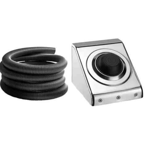 Pulsante pneumatico esterno a pedale in acciaio cromato cromo CASSETTE PUCCI