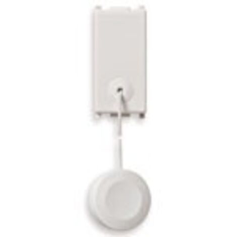Pulsante tirante Vimar Plana 1P NC 10A bianco 14053