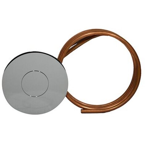 PULSANTE TONDO PER BATTERIA DIANFLEX E CATIS CON TUBO RAME Cromo