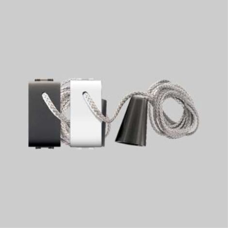 Pulsante unipolare a tirante 'mylife' 16a 250v 1p/no - grigio EC ELETTROCANALI