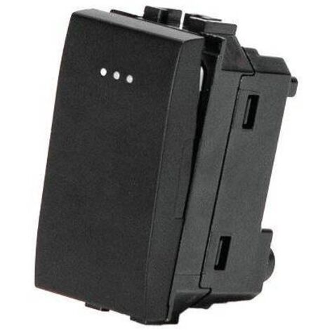 PULSANTE UNIPOLARE ABL - NERO VOLT 250 A 16 - 8 pezzi