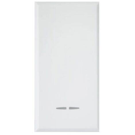 Pulsante unipolare con gemma 1 modulo Bianco Whitek S44 Ave 446005