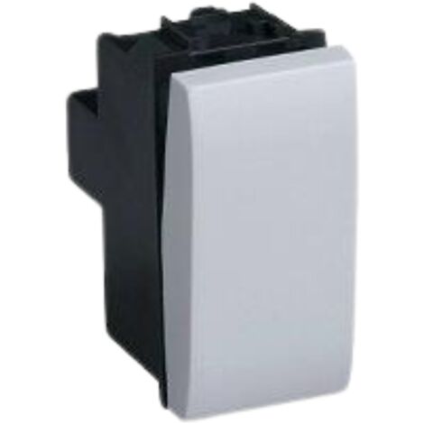 Pulsante unipolare illuminabile 16a compatibile con bticino matix