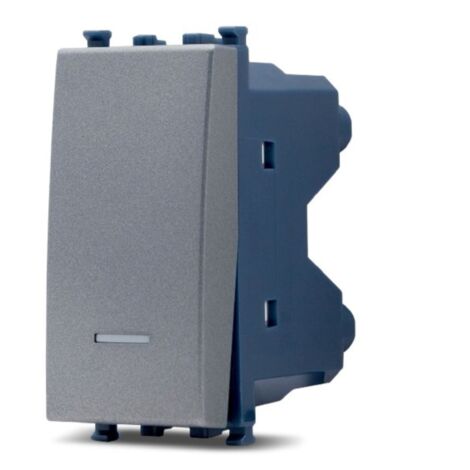 PULSANTE UNIPOLARE SPIA SUN-T5 965G GRIGIO