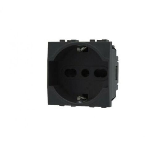 Pulsante Unipolare VIMAR Plana NERO 10A-250V Compatibile
