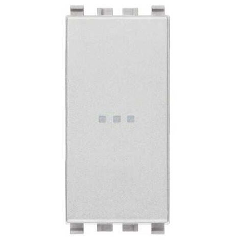 Pulsante Vimar Eikon Next assiale 1P NO 10A illuminabile 20108.N