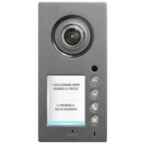 Pulsantiera Mikra Digital 2Voice display a colori e rubrica Urmet 1784/4