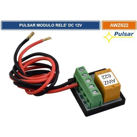 PULSAR AWZ622 MODULO RELE 12V PER ANTIFURTO ALLARME TASIERE E LETTORI RFID