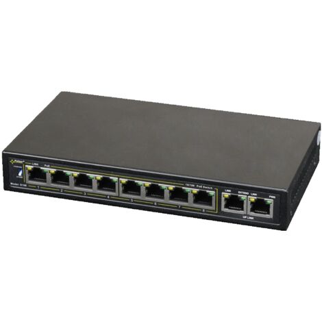 Pulsar Switch 10 Porte 8x PoE + 2x Uplink S108-90W