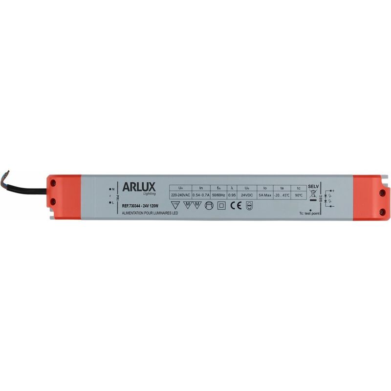 Image of Arlux Lighting - pulse Led Driver 24V 120W 5A per pulse led strip fino a 10m