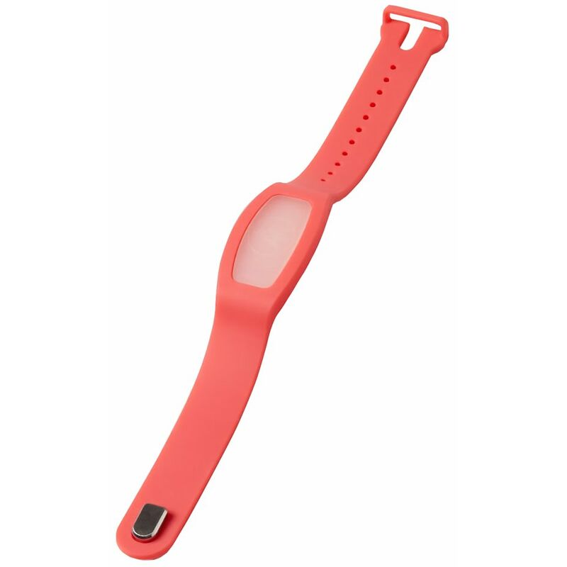 

Pulsera repelente de mosquitos Original, munequera antimosquitos de verano, pulsera de silicona ajustable impermeable para ninos y adultos,rojo