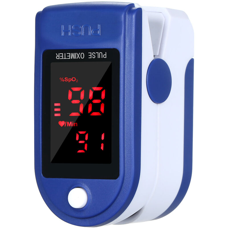 

Happyshopping - Pulsioximetro de dedo, detector de saturacion de oxigeno en sangre Monitor de frecuencia cardiaca
