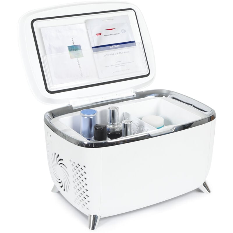 Puluomis - Mini Frigo de Chambre Cosmétique 6L Mini-Réfrigérateur à clapet portable électronique 100V-240V Cuisine Chambre Bar Camping voyage bureau