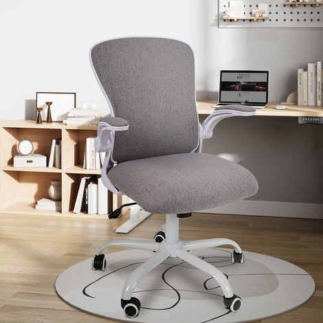 Gymax High Back Mesh Office Chair Swivel Executive Chair w/ Lumbar Support  Grey 