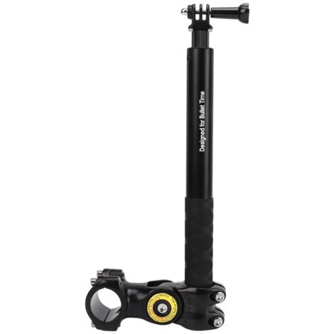 PULUZ Support de caméra pour guidon de vélo avec fixation pour tube de protection et perche à selfie
