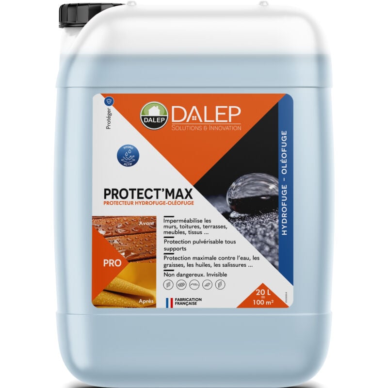 Protecteur protect'max Hydrofuge / Oléofuge - Bidon 20 l Dalep 1.02.0020.06