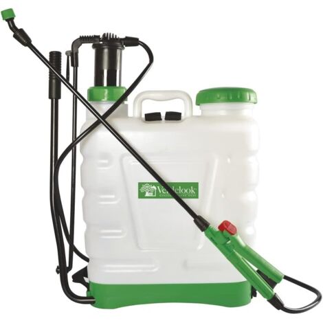 Pulvérisateur à dos pour l'irrigation des plantes avec lance - Capacité 16 litres - Dimensions 45x18.5x57 cm