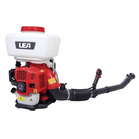 Pulvérisateur à dos thermique 42,7 cc – Moteur 2 temps 2,13 kW – Capacité 14L – Débit 15 m³/min – Pour traitements phytosanitaires – LEA
