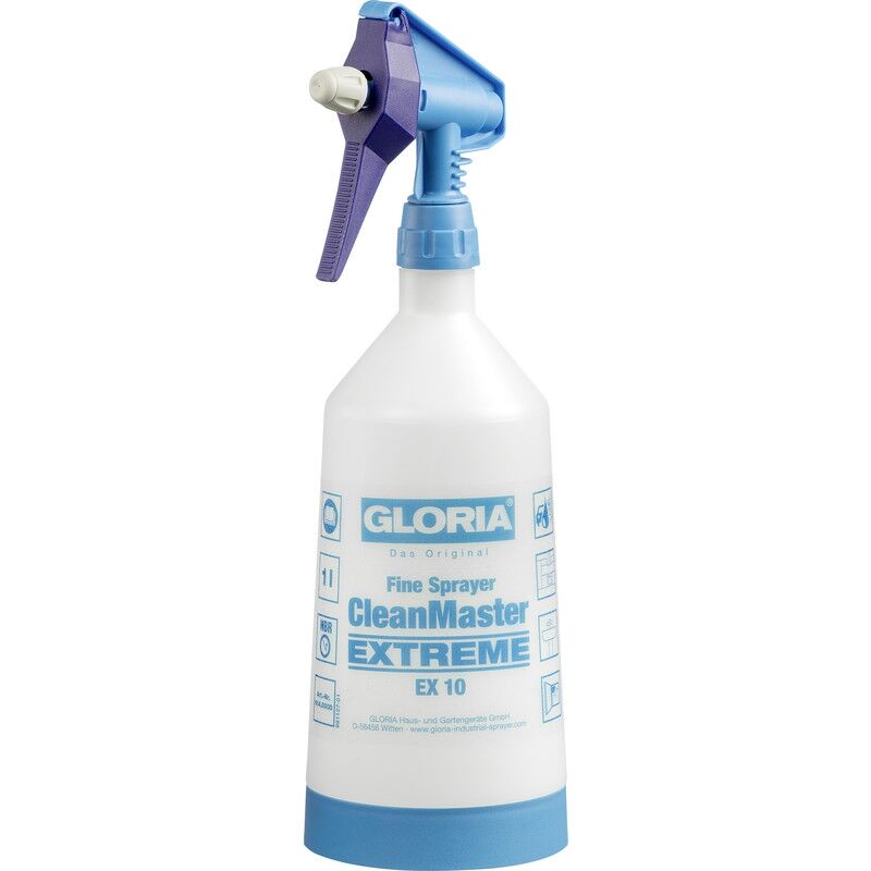 Pulvérisateur pour lindustrie Gloria Haus und Garten CleanMaster EXTREME EX 10 000614.0000 1 l gris, bleu 1 pc(s)