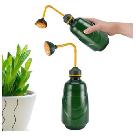 Pulvérisateur à main 450ML, arrosoir pour plantes d'intérieur, idéal pour bonsaïs et plantes délicates (Vert).