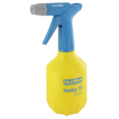 pulvérisateur à main gloria modèle hobby 10, pompe double effet, buse réglable, réservoir polyéthylène. 1 l. 000860.0000