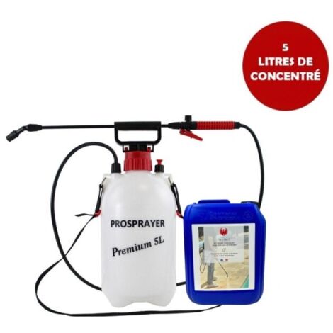 Pulvérisateur à pression 5 L + Produit Nettoyant Extérieures 5 L