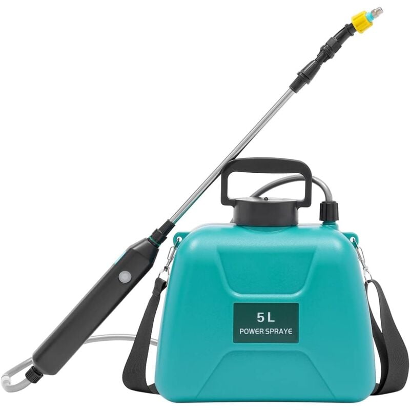 Senderpick - Pulvérisateur à pression avec lance et 2 pulvérisateurs portatifs réglables Batterie au lithium amovible pour l'irrigation du jardin,